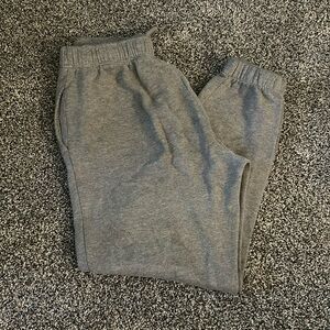 Grey sweatpants